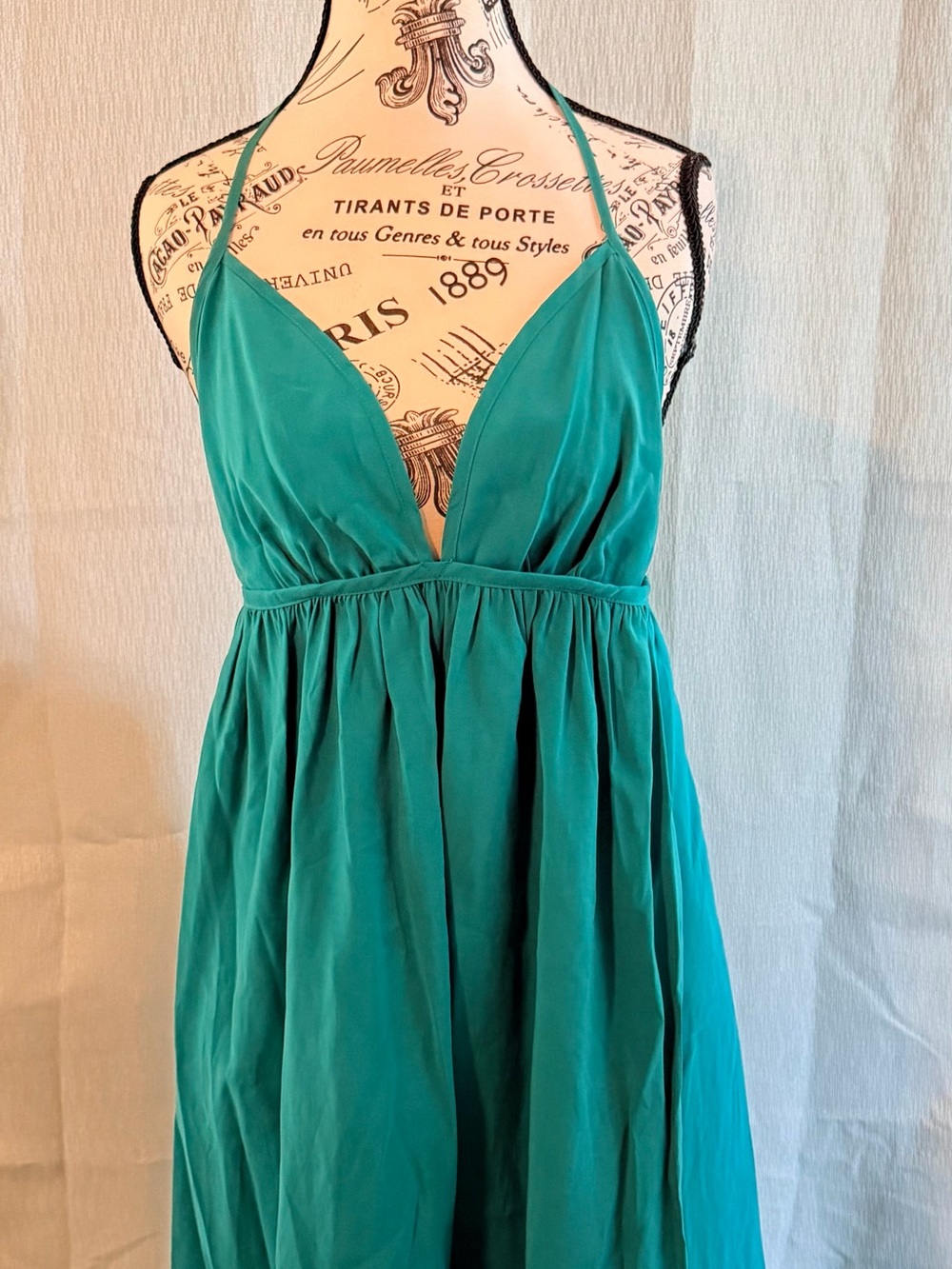 Italian Teal Maxi Dress